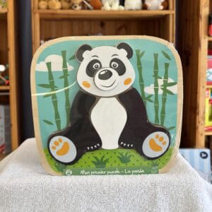 Puzzle panda en bois