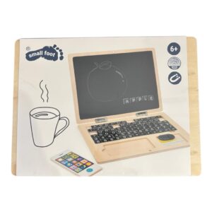 Ordinateur en bois avec tableau