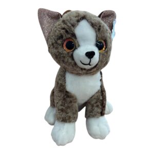Peluche chat blanc