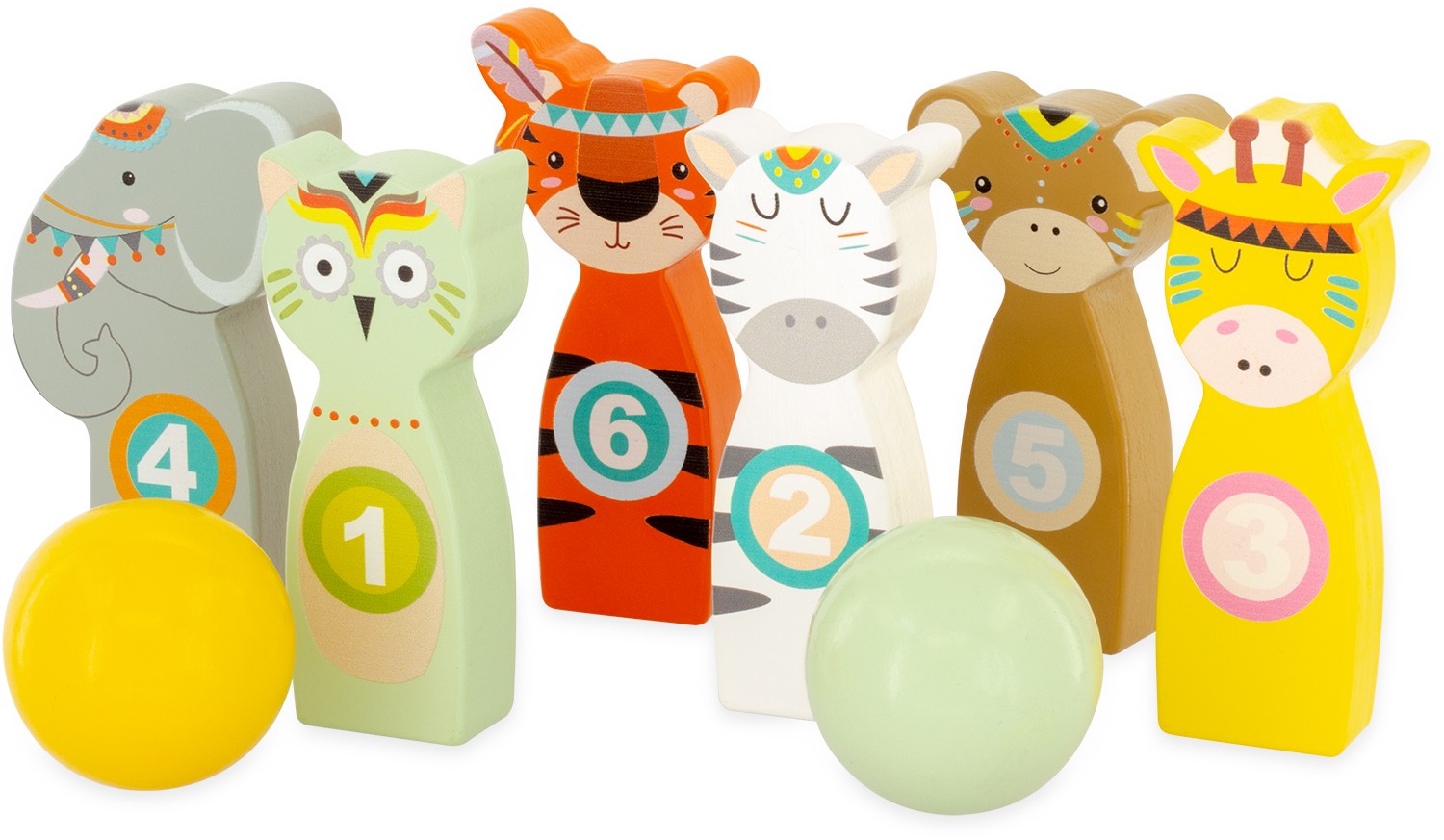 jeu de quilles animaux