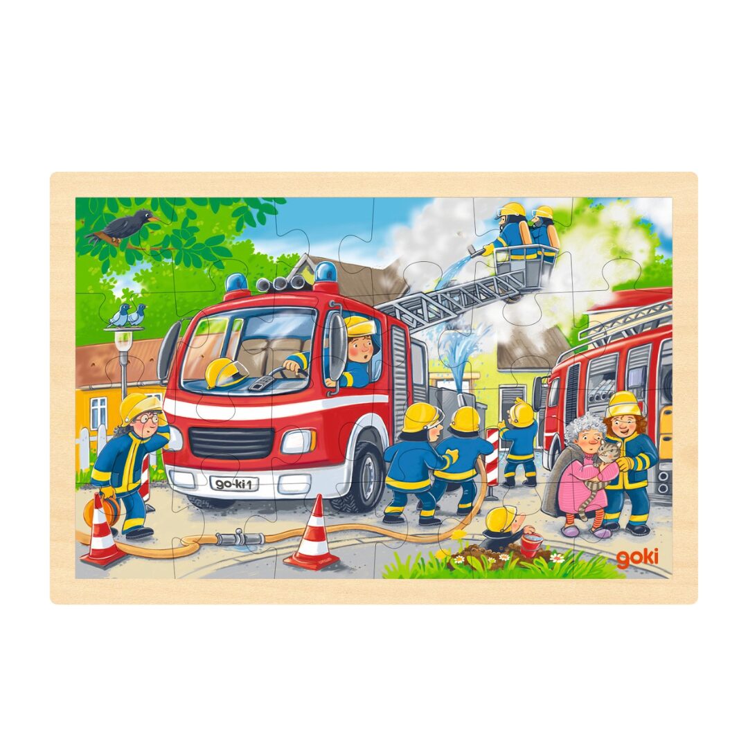 Puzzle brigade des pompiers