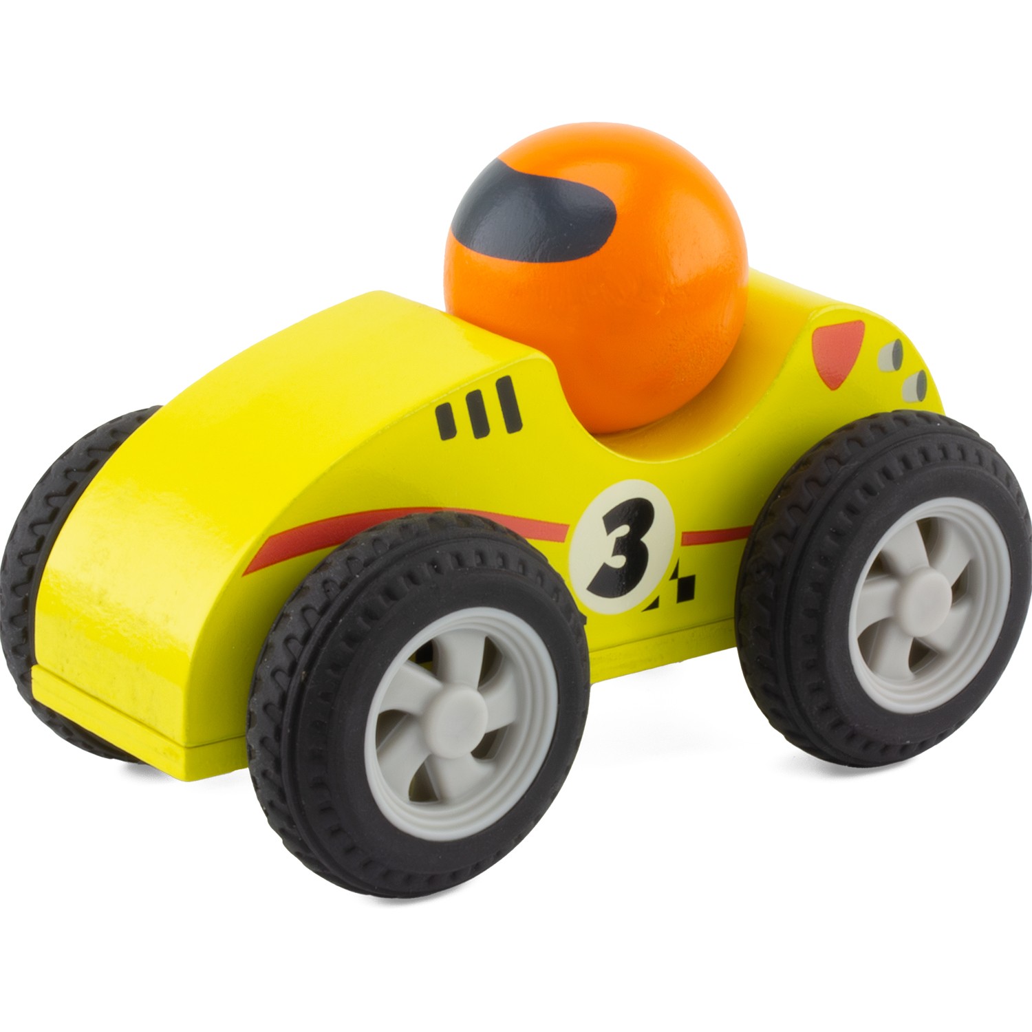 voiture retrofriction jaune