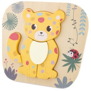 puzzle leopard premier age en bois