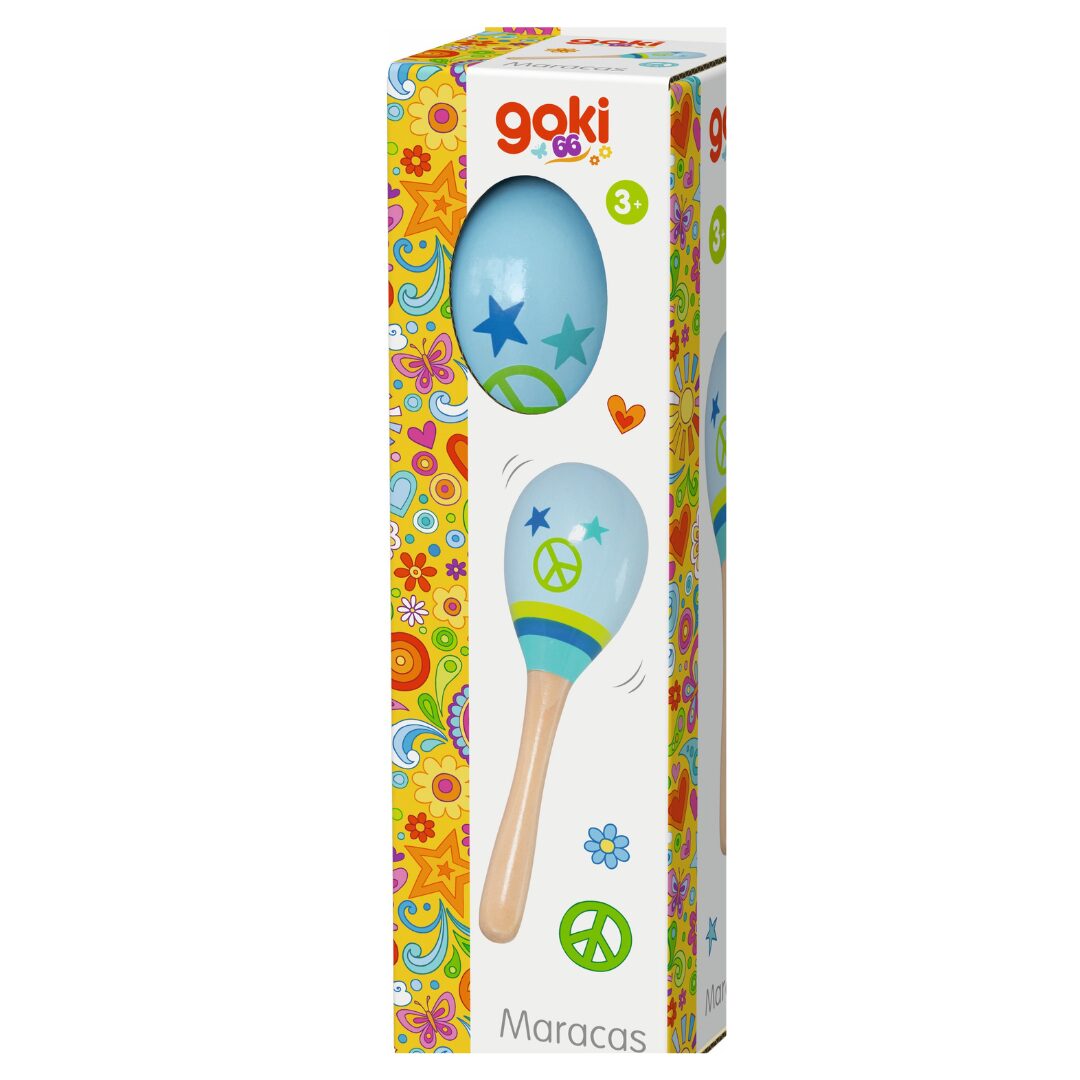 Maracas enfant bois