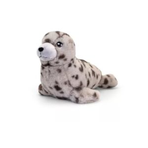 Peluche phoque gris tacheté