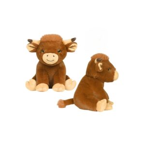 peluche vache Limousine marron