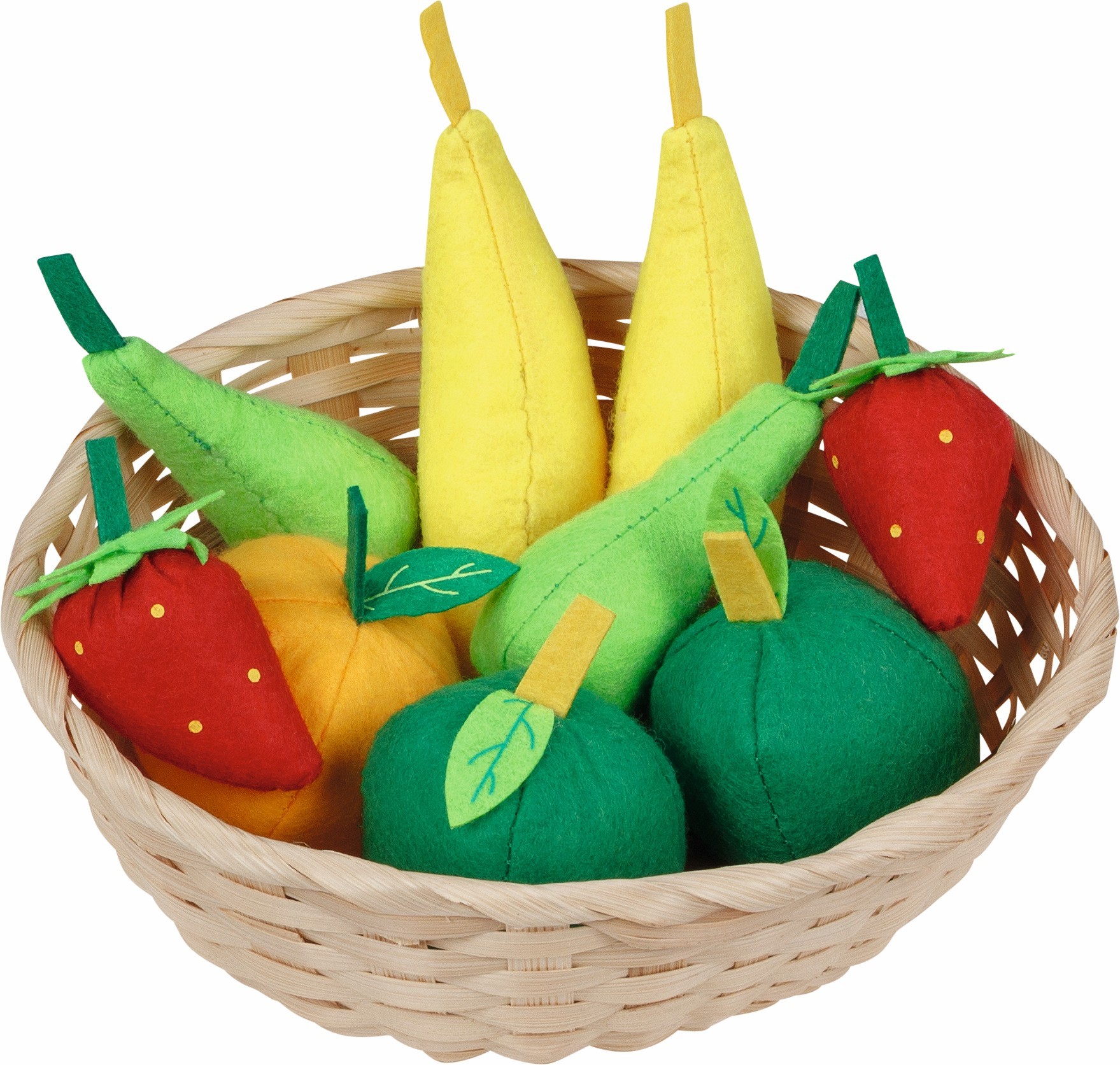 Corbeille de fruits en feutrine
