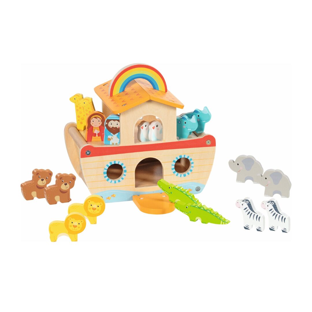 Arche de Noé en bois superbe idee cadeau