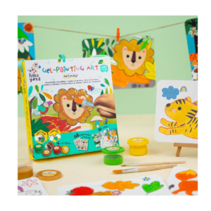 Gel peinture, animal de la foret